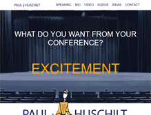 Tablet Screenshot of paulhuschilt.com
